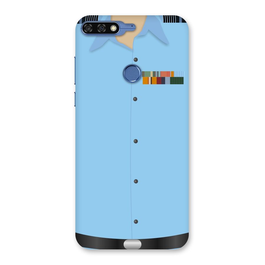 Air Force Uniform Back Case for Honor 7C