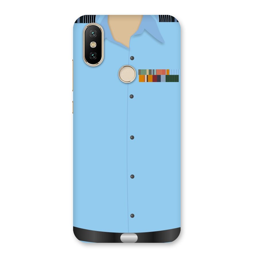 Air Force Uniform Back Case for Mi A2