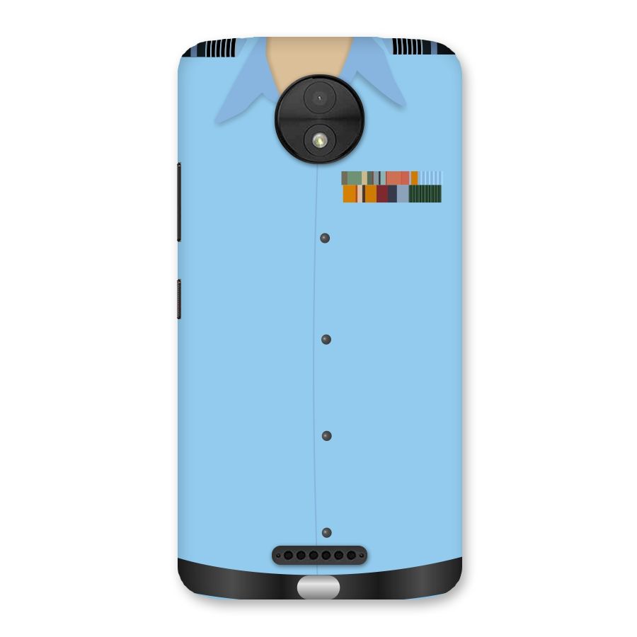 Air Force Uniform Back Case for Moto C