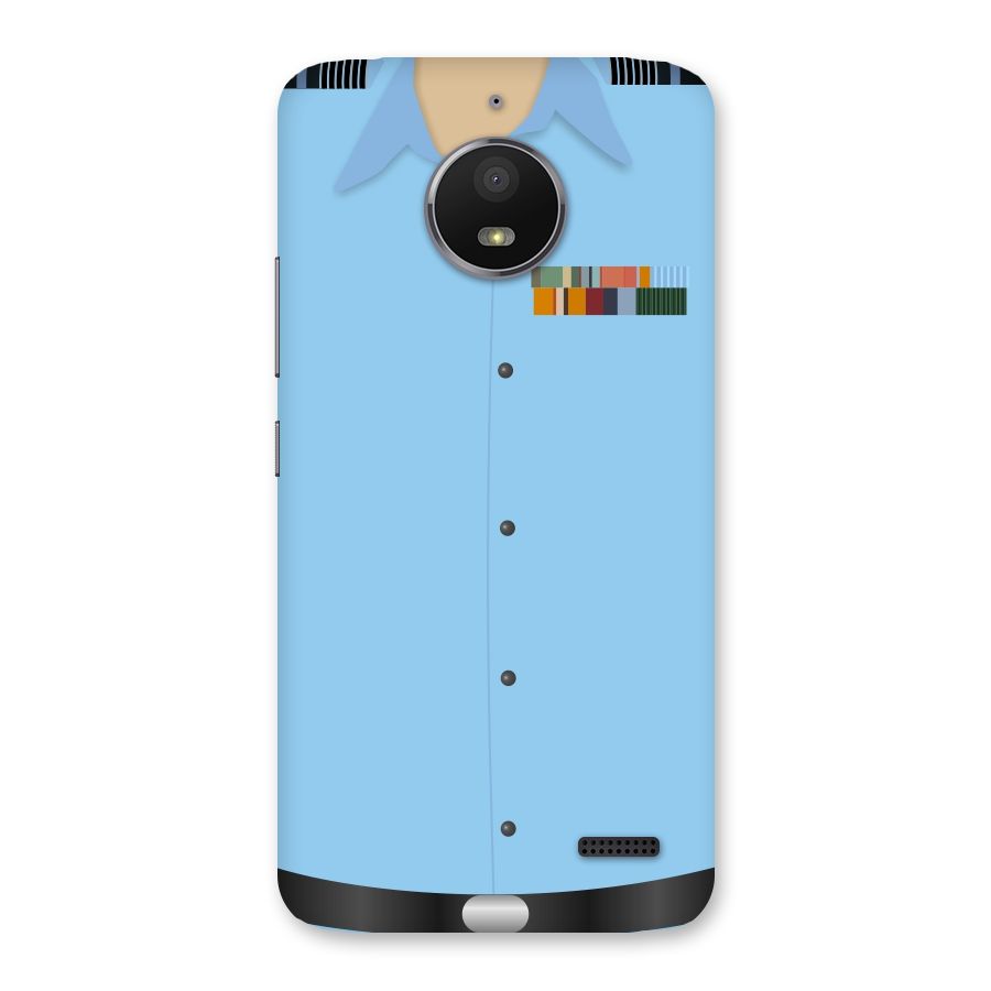 Air Force Uniform Back Case for Moto E4
