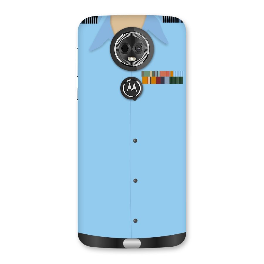 Air Force Uniform Back Case for Moto E5 Plus