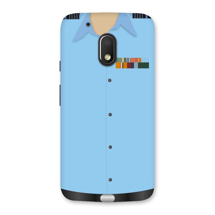 Air Force Uniform Back Case for Moto G4 Play