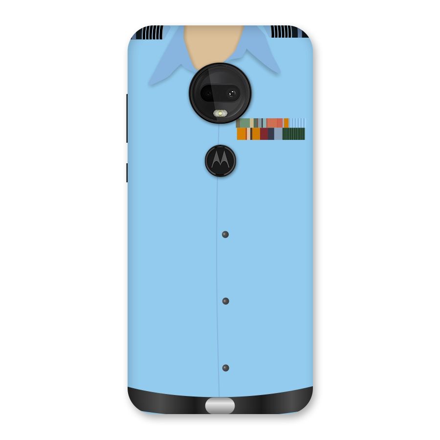 Air Force Uniform Back Case for Moto G7