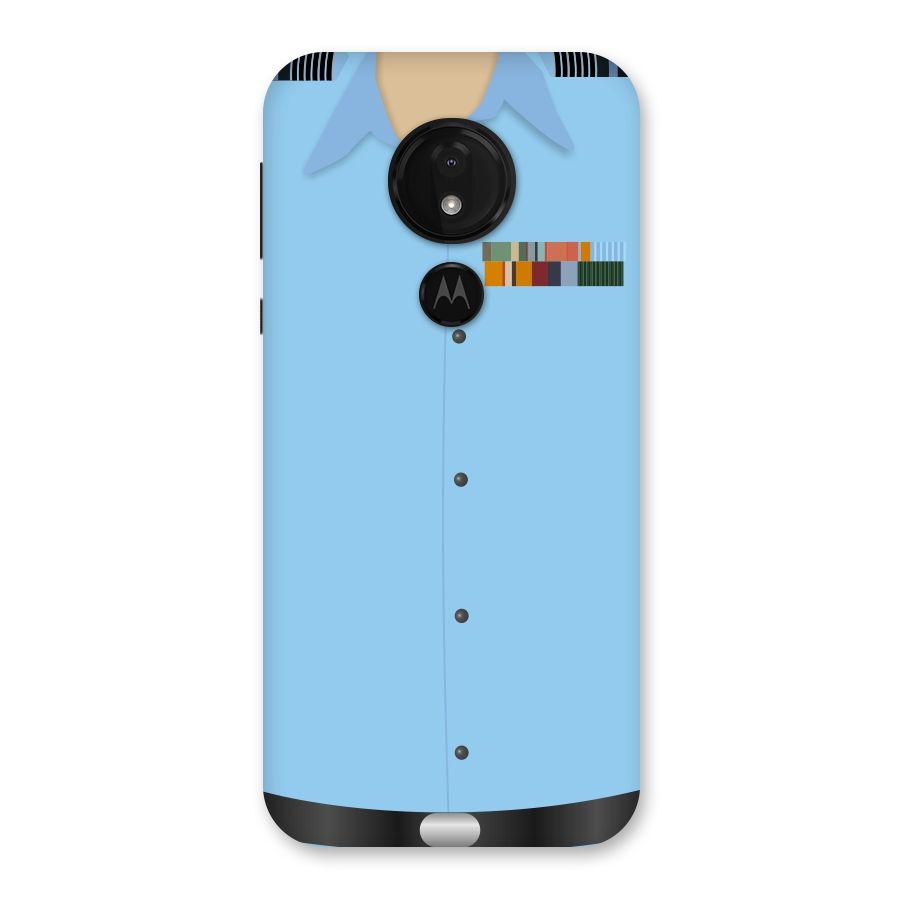 Air Force Uniform Back Case for Moto G7 Power