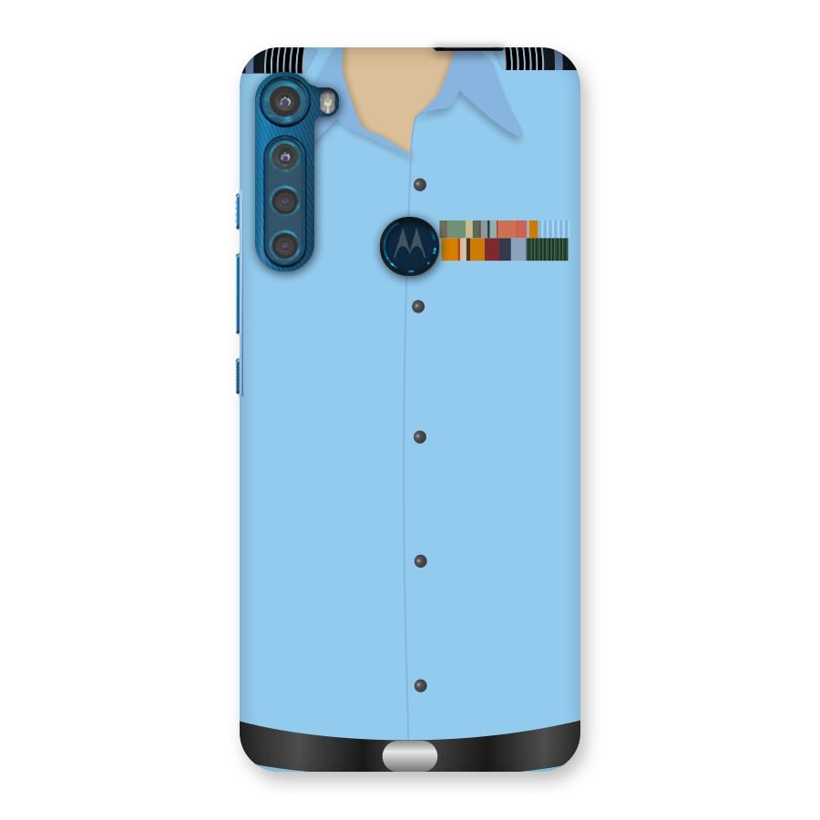 Air Force Uniform Back Case for Motorola One Fusion Plus