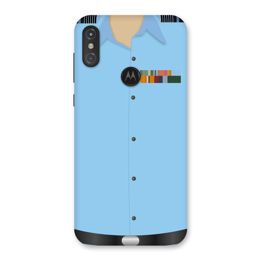 Air Force Uniform Back Case for Motorola One Power