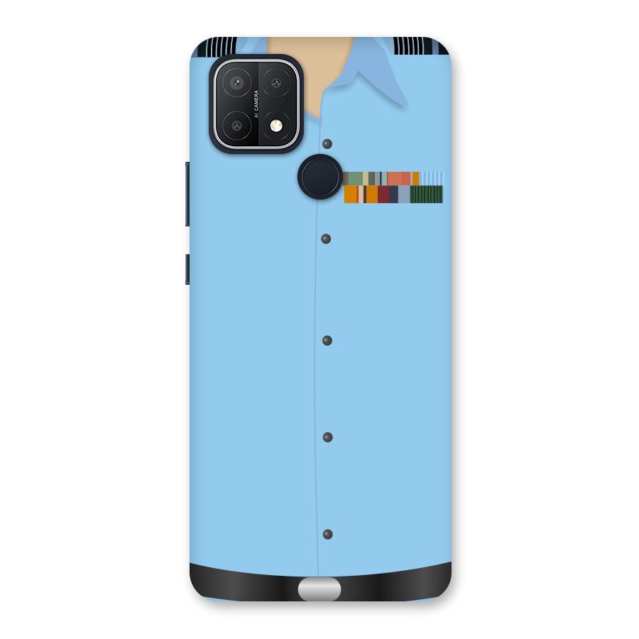 Air Force Uniform Back Case for Oppo A15s