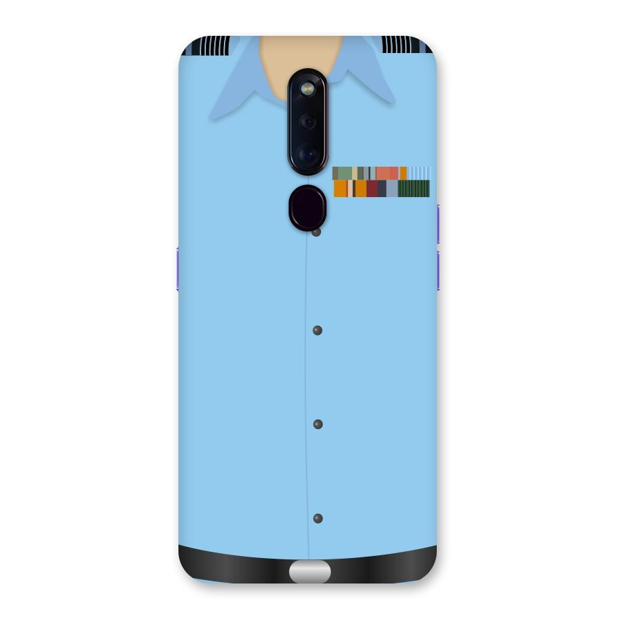 Air Force Uniform Back Case for Oppo F11 Pro