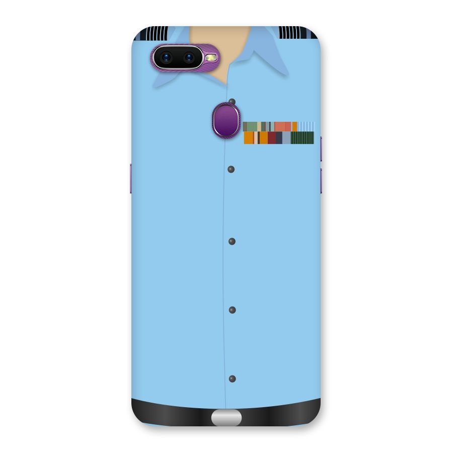 Air Force Uniform Back Case for Oppo F9