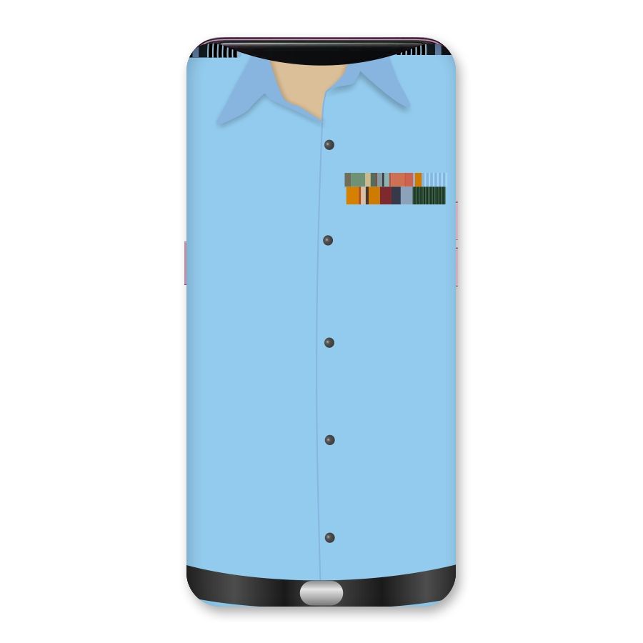 Air Force Uniform Back Case for Oppo Find X