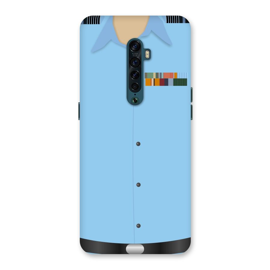 Air Force Uniform Back Case for Oppo Reno2