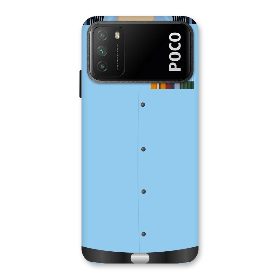 Air Force Uniform Back Case for Poco M3