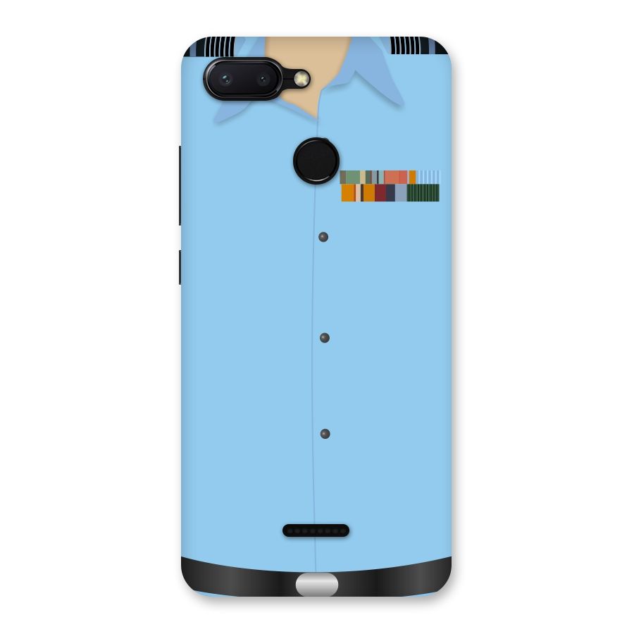 Air Force Uniform Back Case for Redmi 6