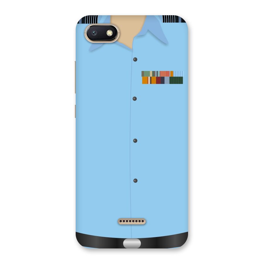 Air Force Uniform Back Case for Redmi 6A