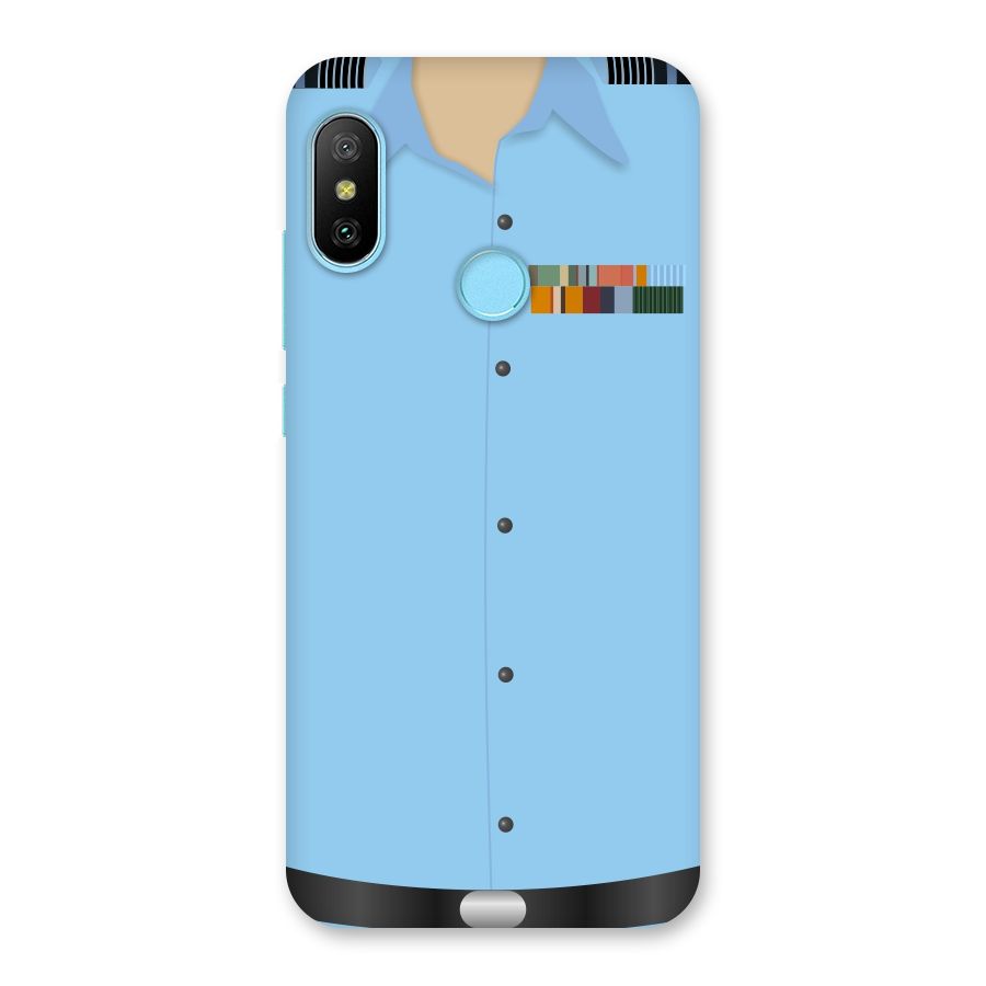 Air Force Uniform Back Case for Redmi 6 Pro
