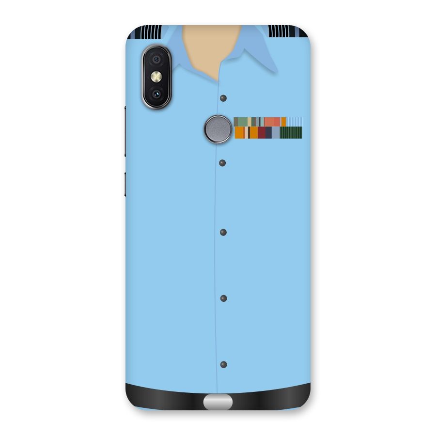 Air Force Uniform Back Case for Redmi Y2