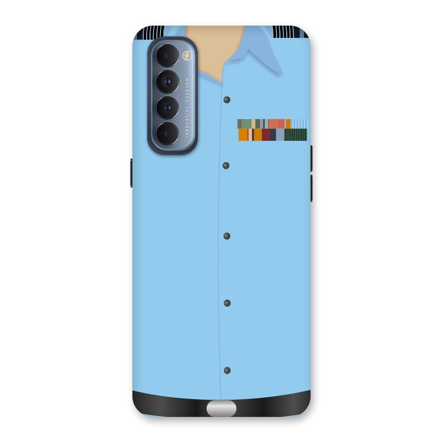 Air Force Uniform Back Case for Reno4 Pro