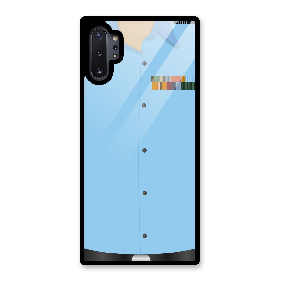 Air Force Uniform Glass Back Case for Galaxy Note 10 Plus