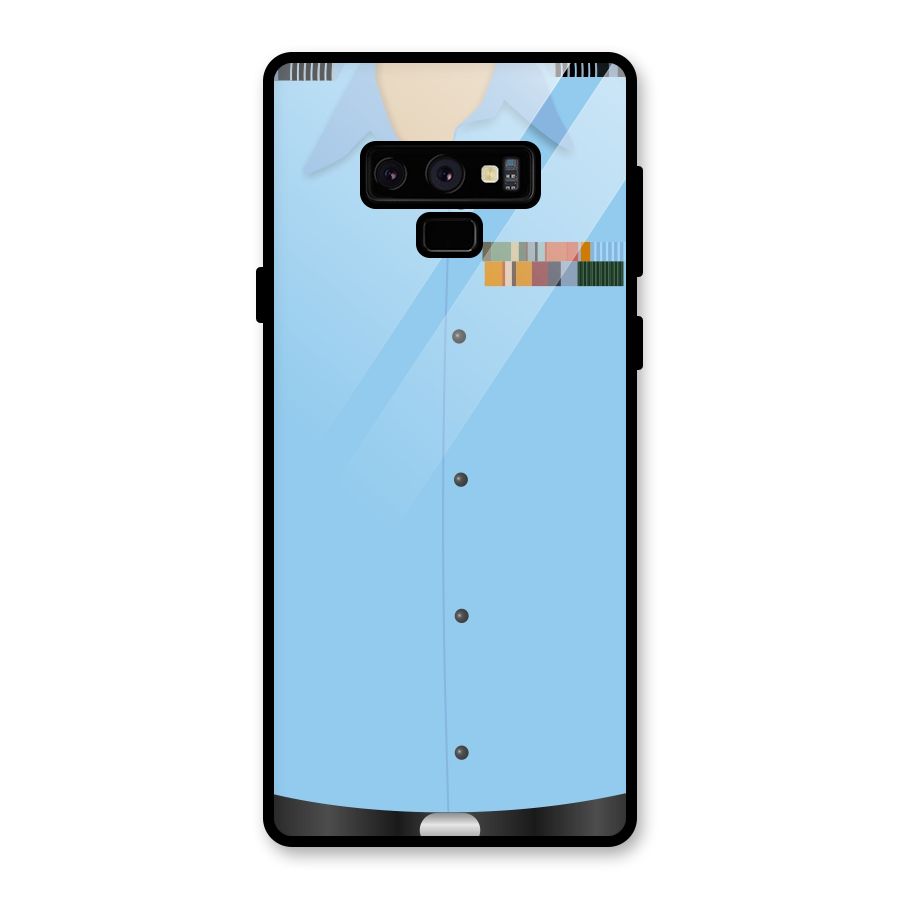 Air Force Uniform Glass Back Case for Galaxy Note 9