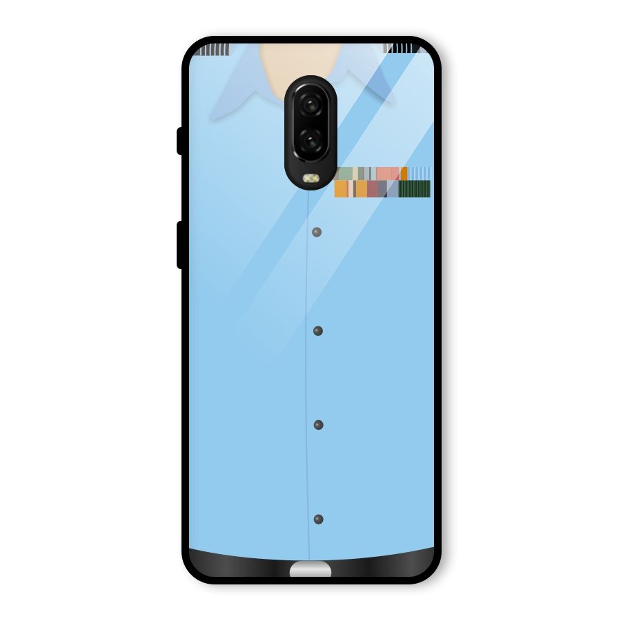 Air Force Uniform Glass Back Case for OnePlus 6T