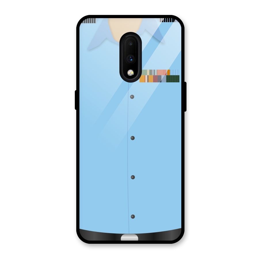 Air Force Uniform Glass Back Case for OnePlus 7