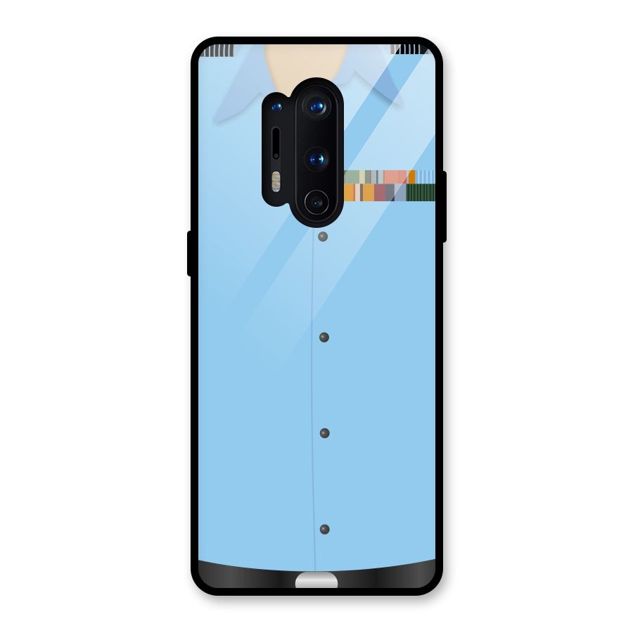 Air Force Uniform Glass Back Case for OnePlus 8 Pro