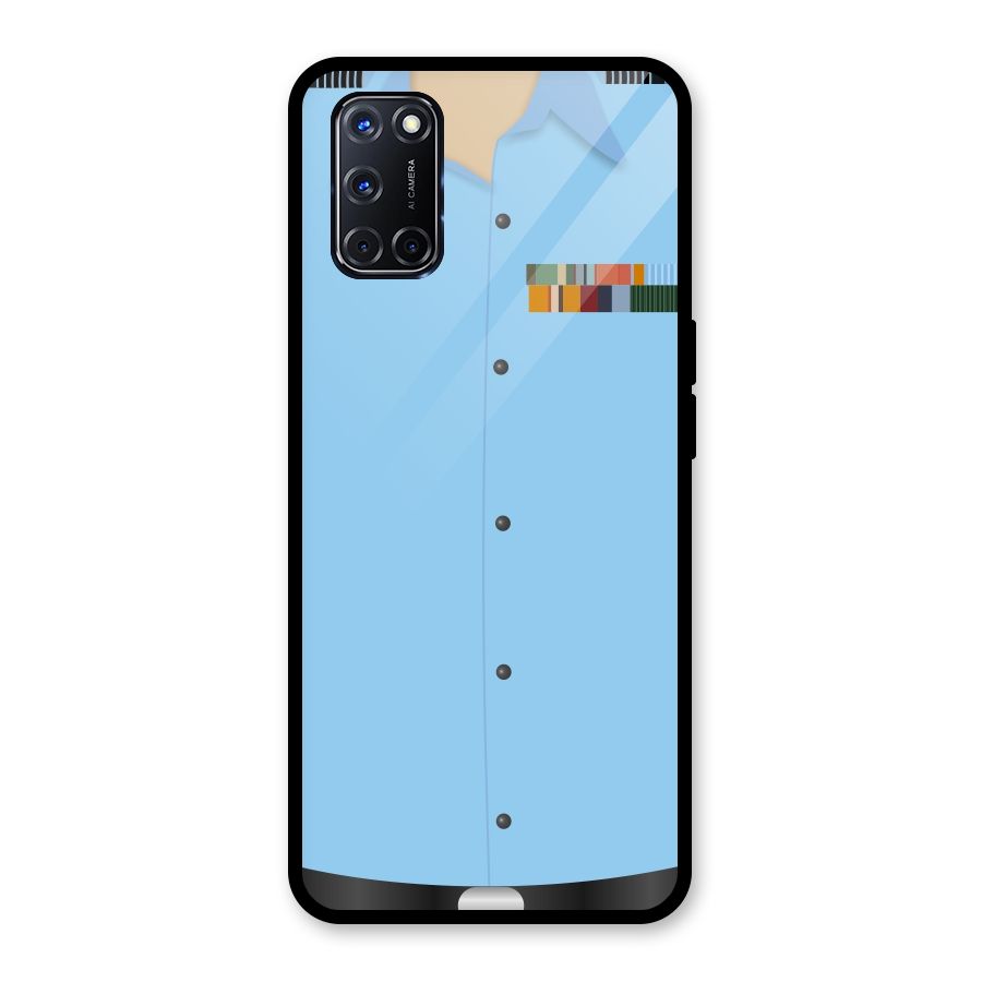Air Force Uniform Glass Back Case for Oppo A52