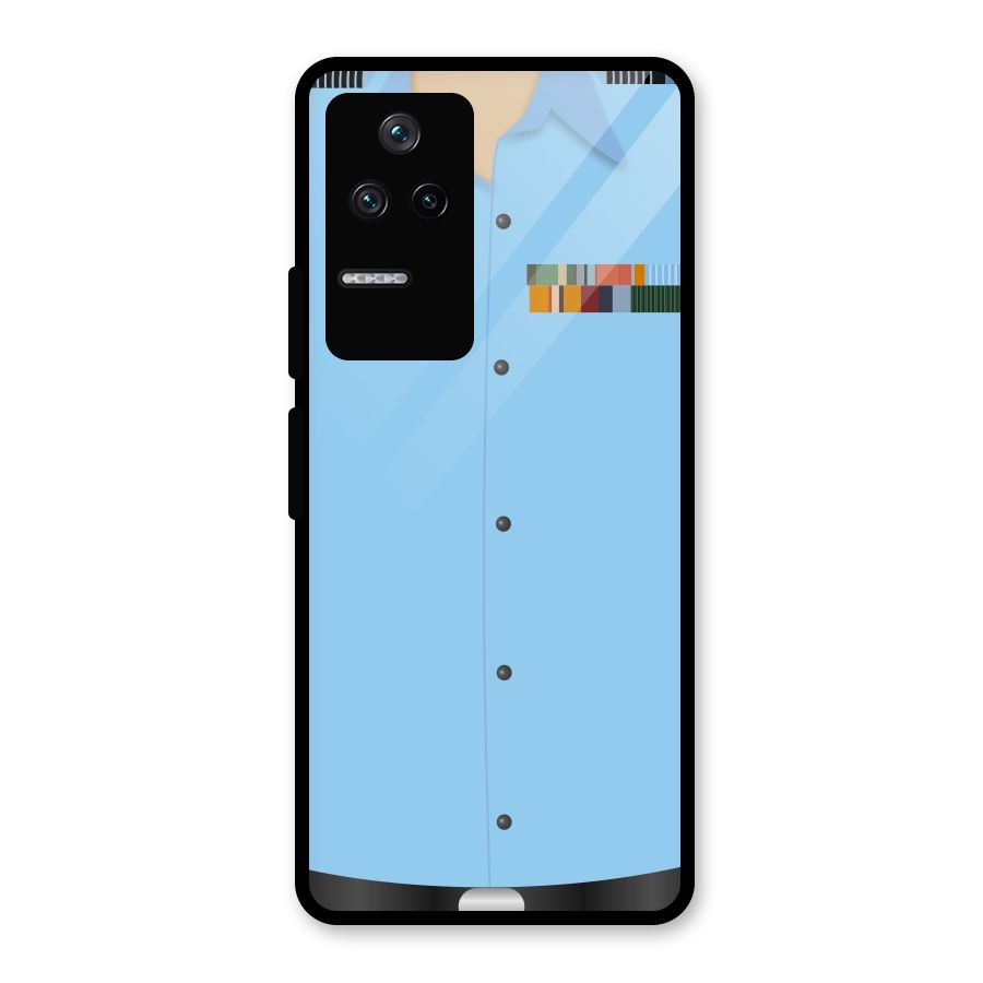 Air Force Uniform Glass Back Case for Poco F4 5G