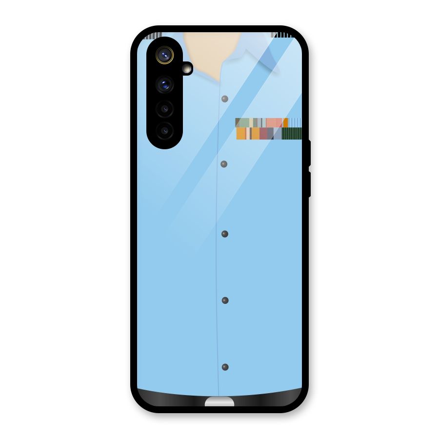 Air Force Uniform Glass Back Case for Realme 6