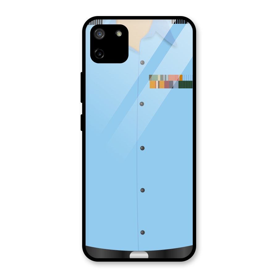 Air Force Uniform Glass Back Case for Realme C11