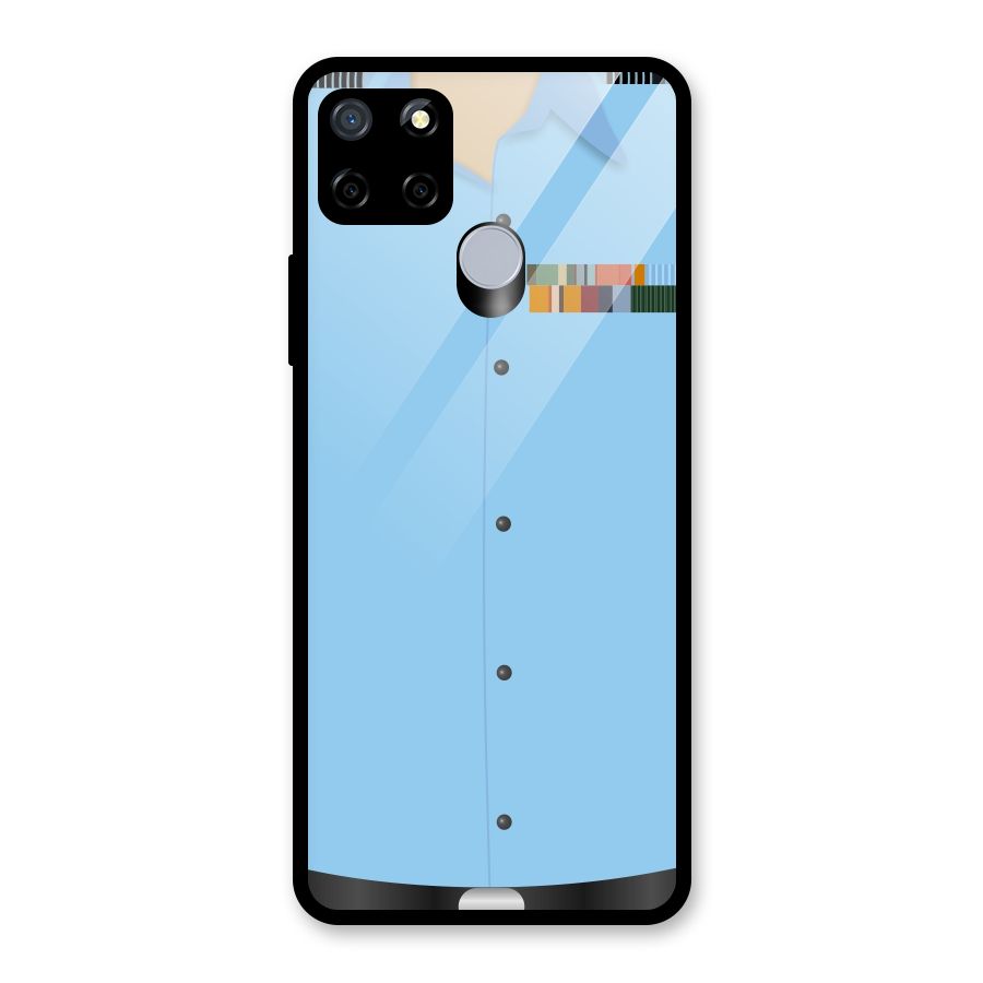 Air Force Uniform Glass Back Case for Realme C12
