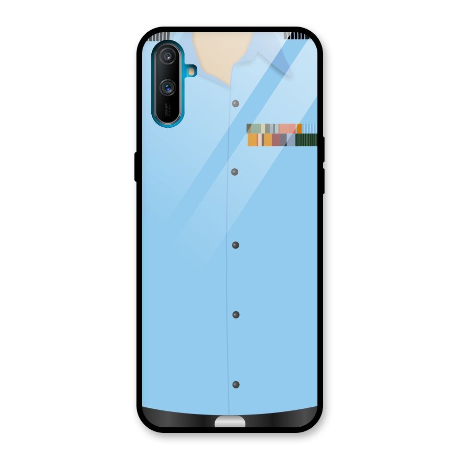 Air Force Uniform Glass Back Case for Realme C3