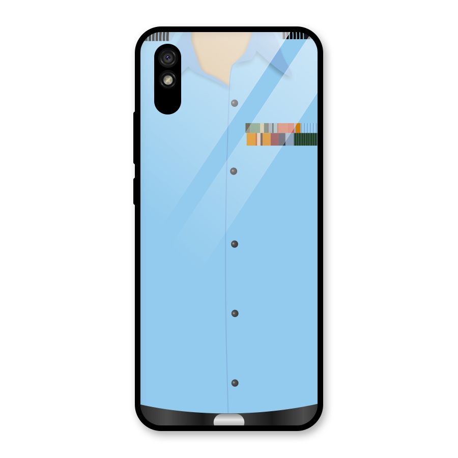 Air Force Uniform Glass Back Case for Redmi 9A