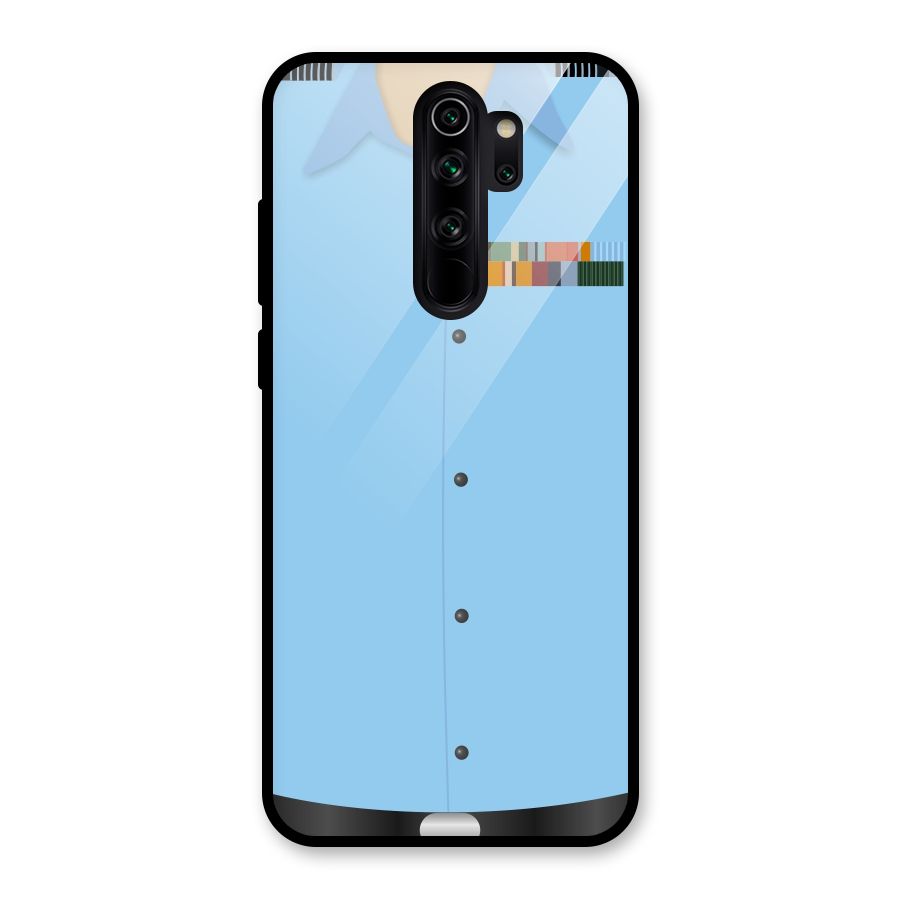 Air Force Uniform Glass Back Case for Redmi Note 8 Pro