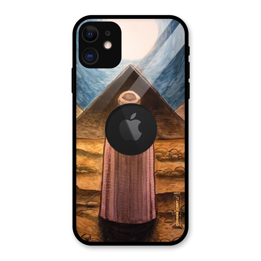 Alchemist Art Glass Back Case for iPhone 11 Logo Cut
