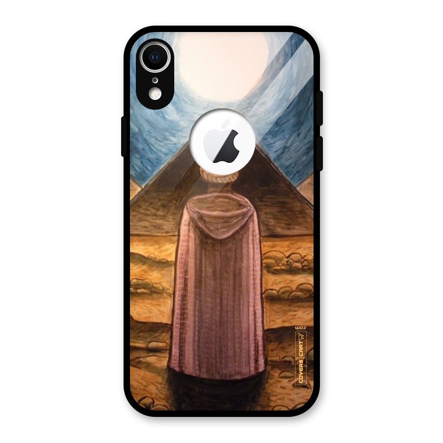 Alchemist Art Glass Back Case for iPhone XR Logo Cut