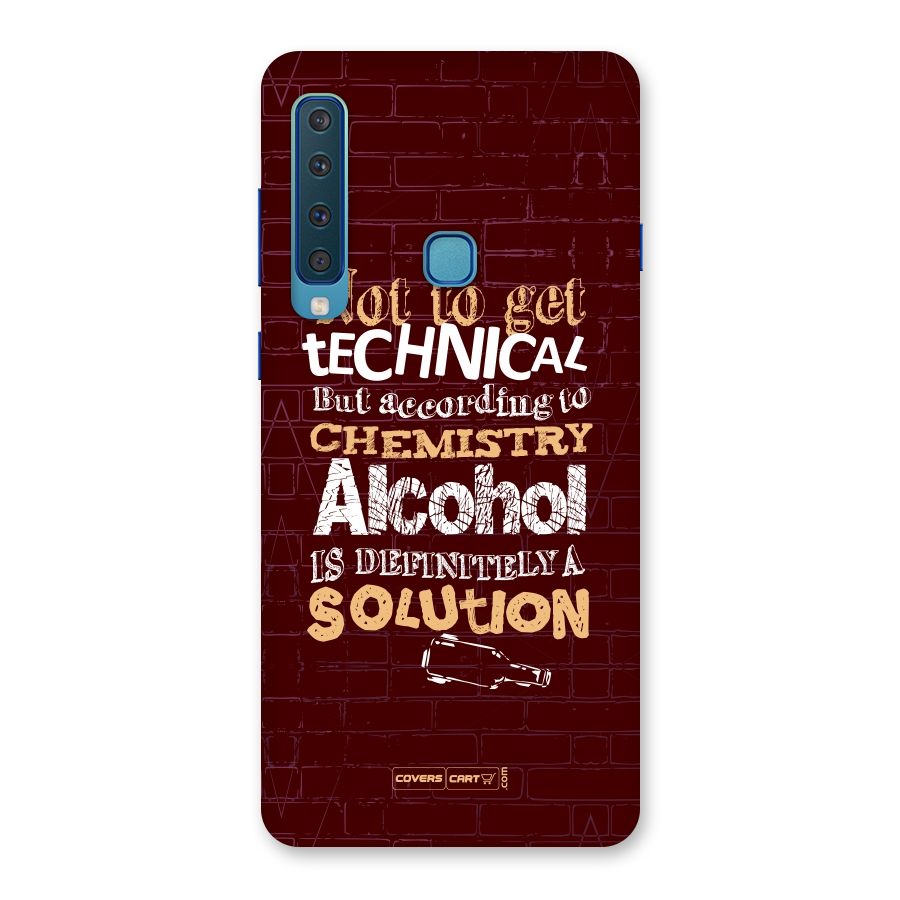Alcohol is Definitely a Solution Back Case for Galaxy A9 (2018)