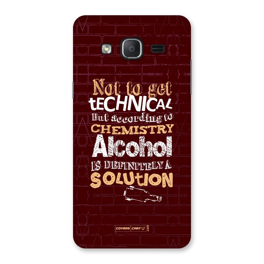 Alcohol is Definitely a Solution Back Case for Galaxy On7 Pro