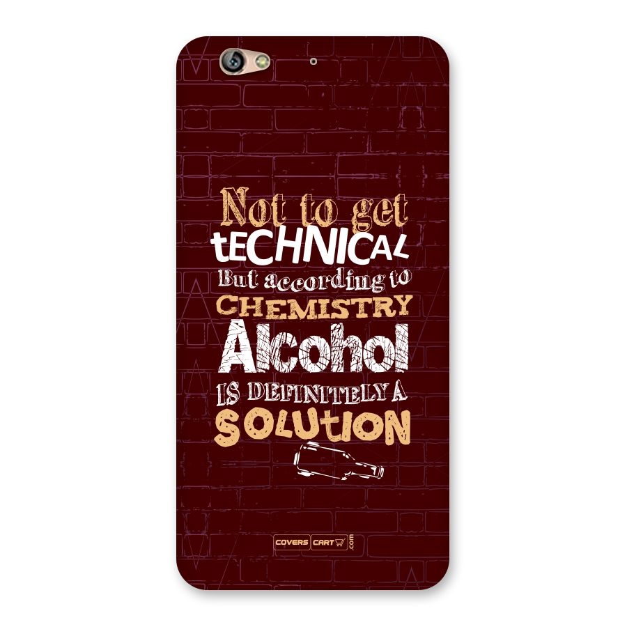 Alcohol is Definitely a Solution Back Case for Gionee S6