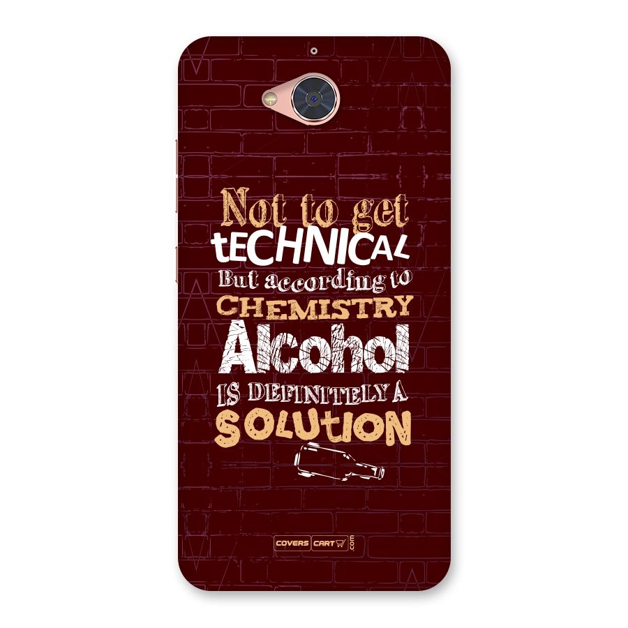 Alcohol is Definitely a Solution Back Case for Gionee S6 Pro