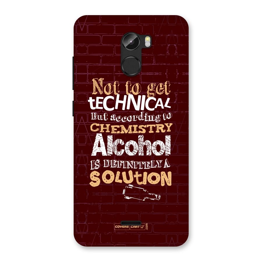 Alcohol is Definitely a Solution Back Case for Gionee X1