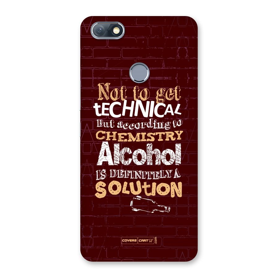 Alcohol is Definitely a Solution Back Case for Infinix Note 5