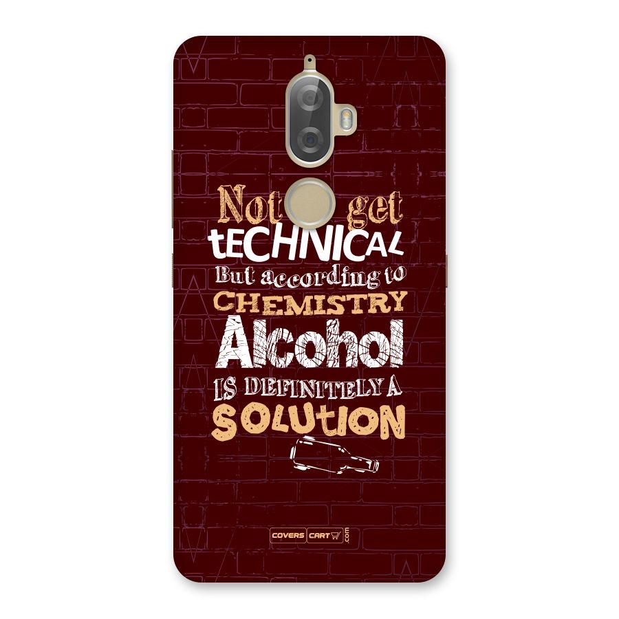 Alcohol is Definitely a Solution Back Case for Lenovo K8 Plus