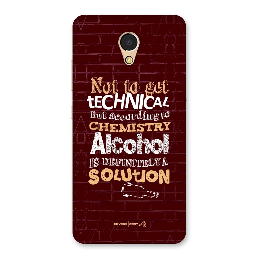 Alcohol is Definitely a Solution Back Case for Lenovo P2