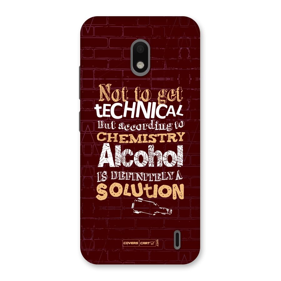Alcohol is Definitely a Solution Back Case for Nokia 2.2