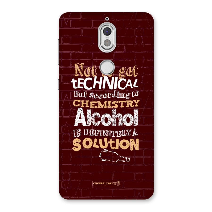 Alcohol is Definitely a Solution Back Case for Nokia 7