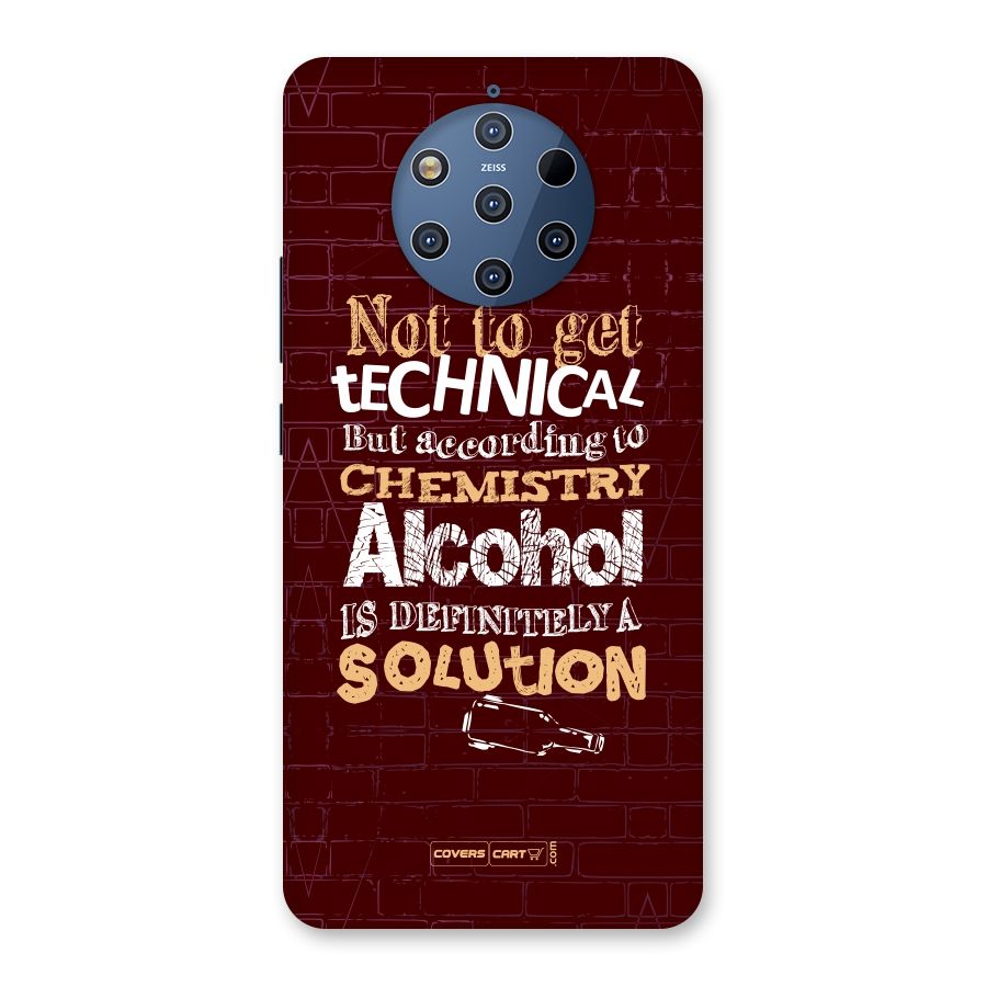 Alcohol is Definitely a Solution Back Case for Nokia 9 PureView