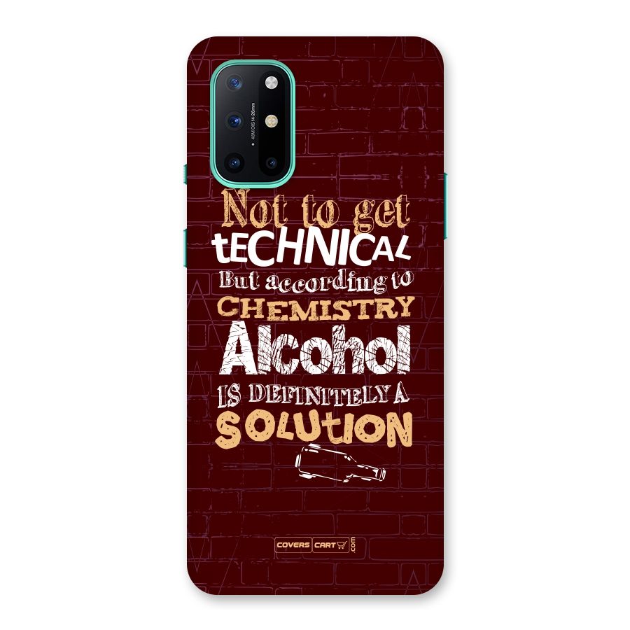 Alcohol is Definitely a Solution Back Case for OnePlus 8T