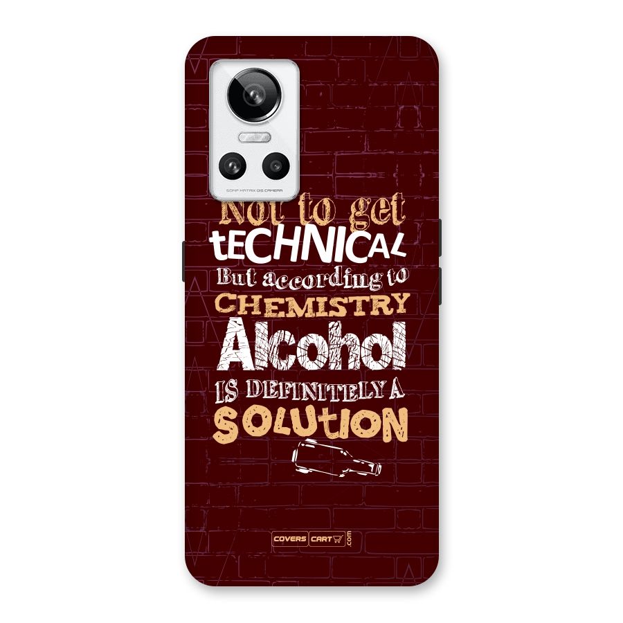 Alcohol is Definitely a Solution Back Case for Realme GT Neo 3