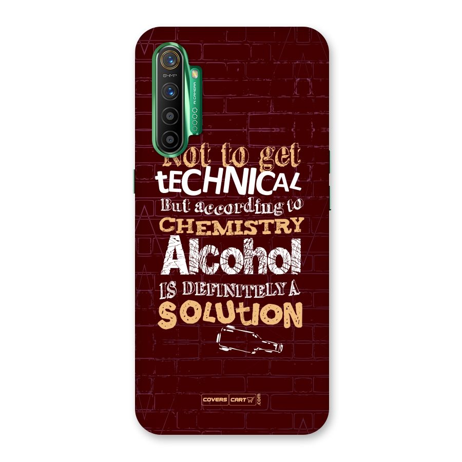 Alcohol is Definitely a Solution Back Case for Realme X2